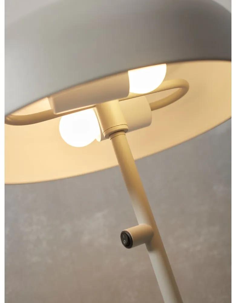 Сива настолна лампа с метален абажур (височина 45 cm) Porto L – it's about RoMi