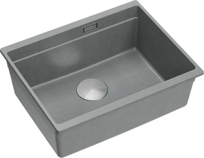 гранитна мивка Logan 100 Grey Metallic