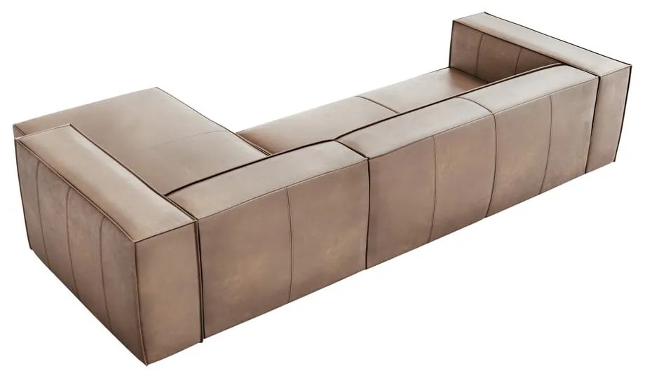 Ъглов диван от светлокафява кожа (десен ъгъл) Madame - Windsor &amp; Co Sofas