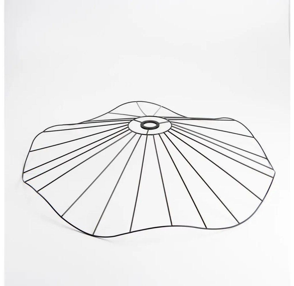 Универсален абажур CURITIBA, диаметър 80 см, черен