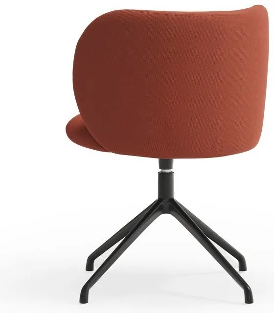 Тапициран трапезен стол в тухлен цвят Mogi – Teulat