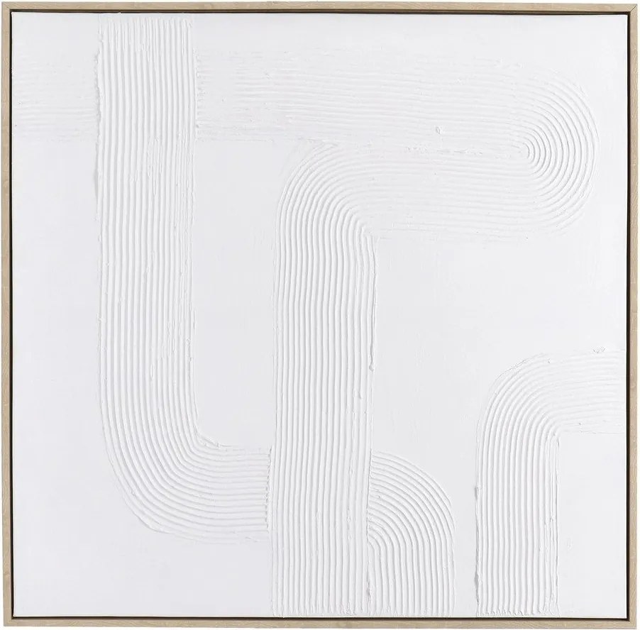 Ръчно рисувана картина с включена рамка/върху платно 83x83 cm Texture – Bizzotto