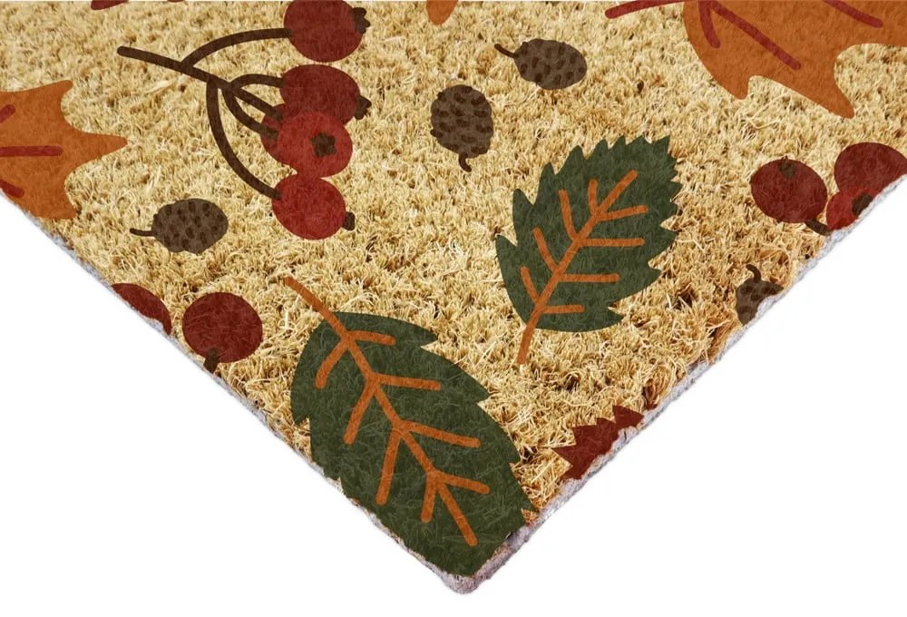 Изтривалка от кокосови влакна 60x90 cm Autumn Leaves – Artsy Doormats
