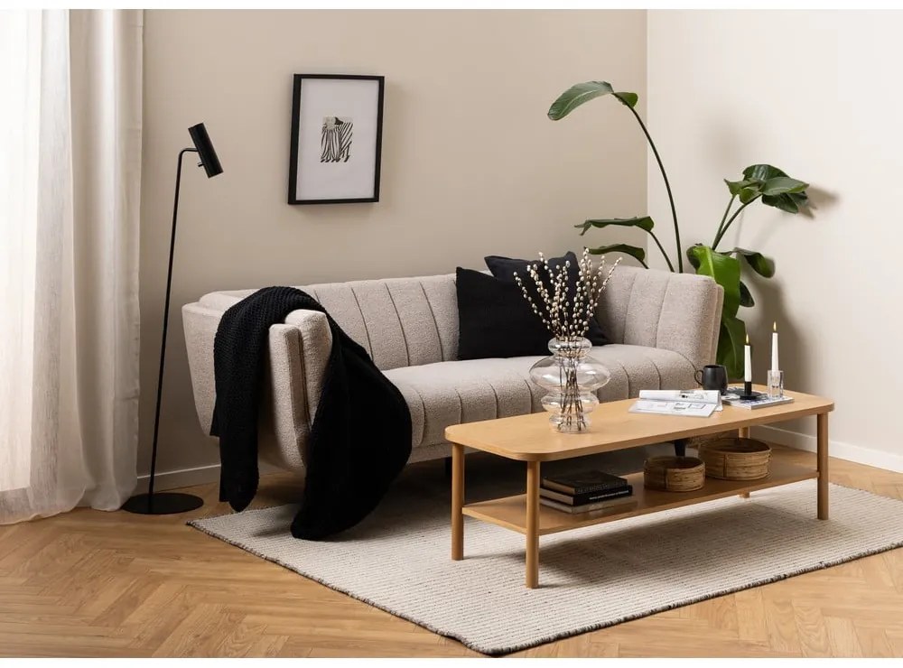 Бежов диван от плат букле 218 cm Tampa – Actona