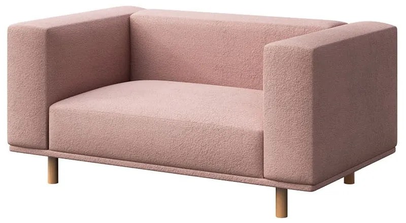 Розово кресло от плат букле Kukumo - Ame Yens