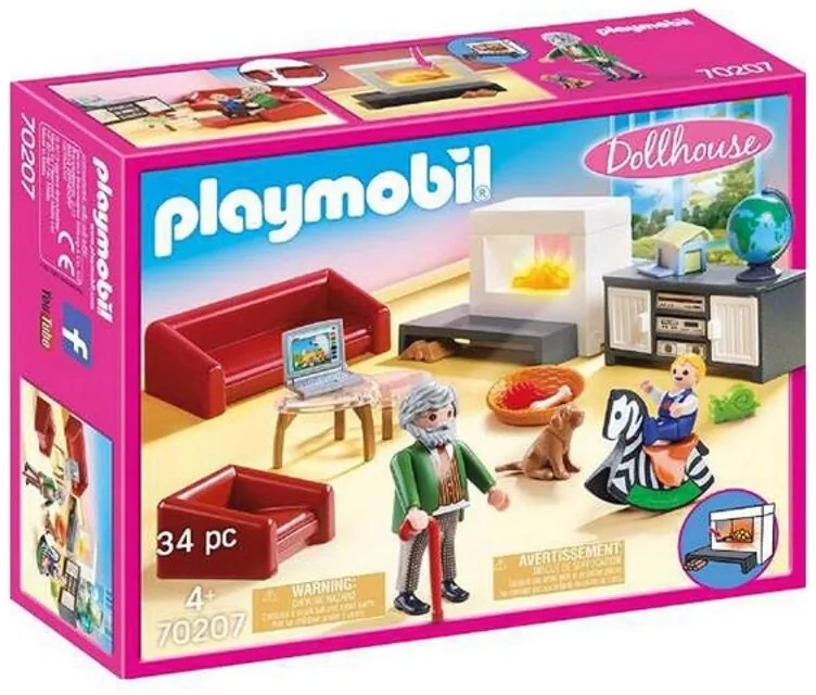 Playset Dollhouse Living Room Playmobil 70207 Комплект за хранене (34 pcs)