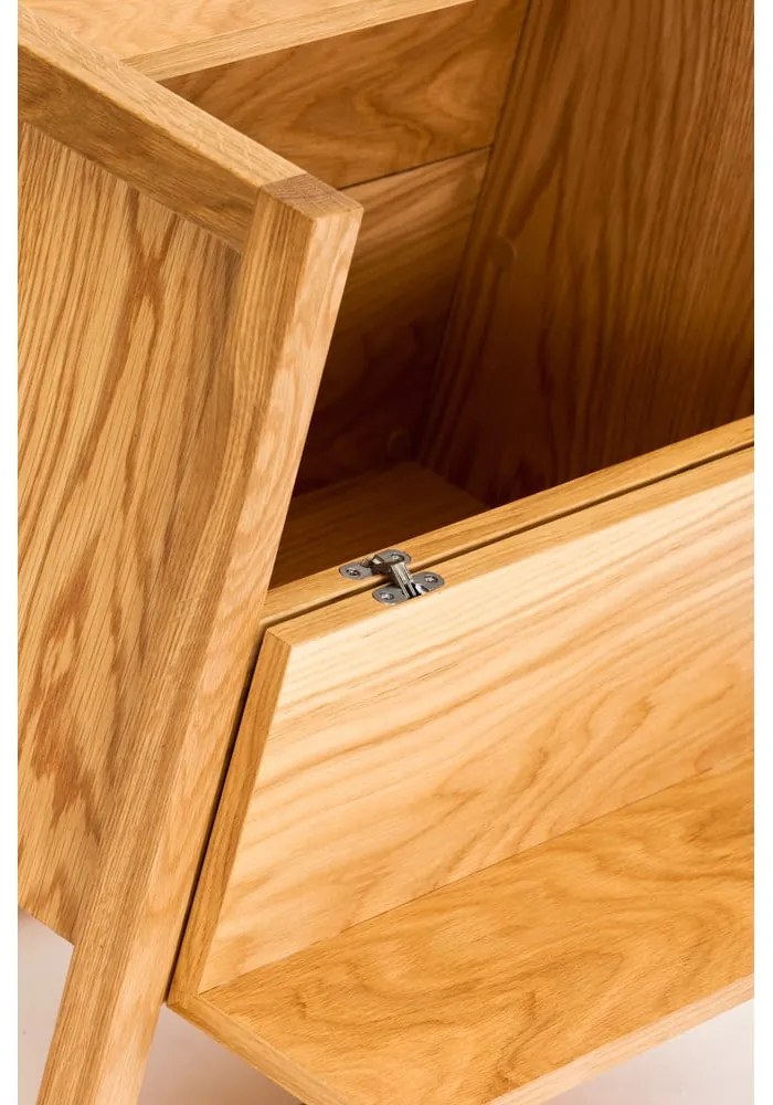 Шкаф за вино от дъбова дървесина в естествен цвят 59x60 cm NewEst - Woodman