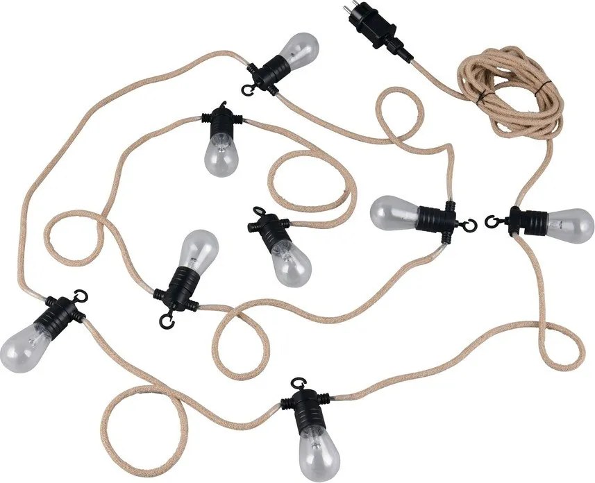 Светлинна верига брой крушки 8 бр. за контакт дължина 600 cm Ember – Reality