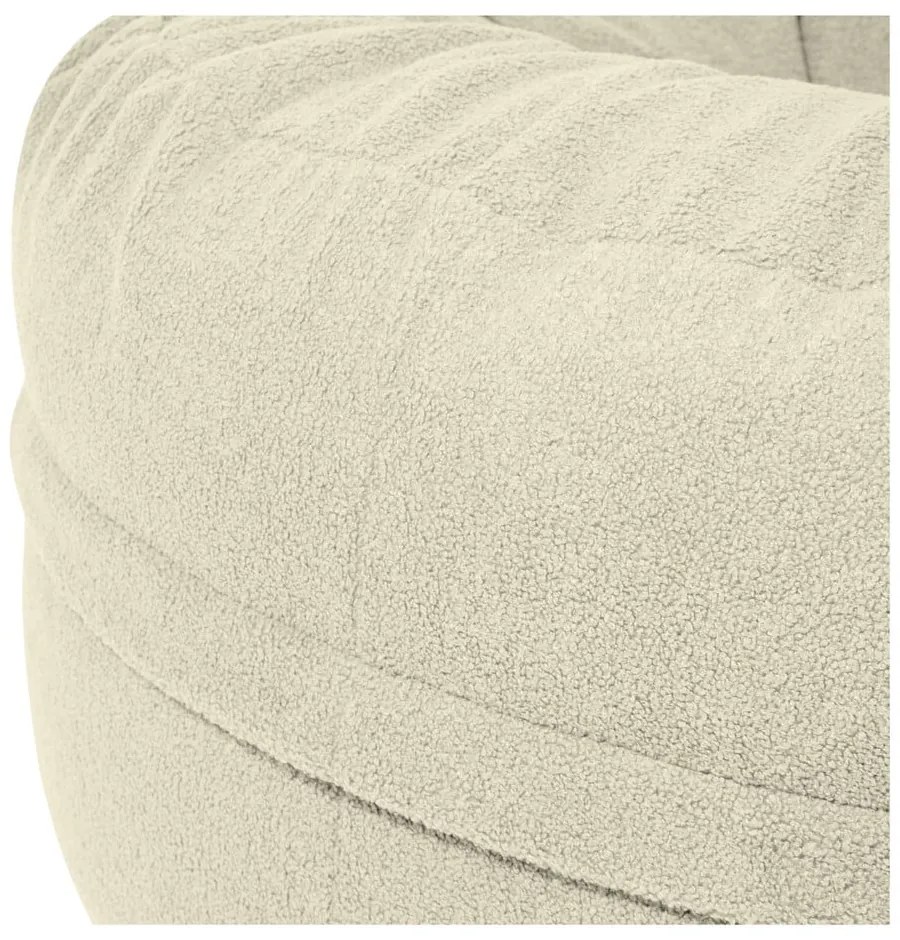 Светлосив пуф от букле Roll 105 – SLOWDOWN