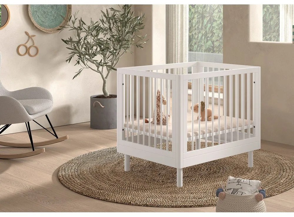 Бяла кошара за игра от масивен бук 95x75 cm Forrest – Vipack