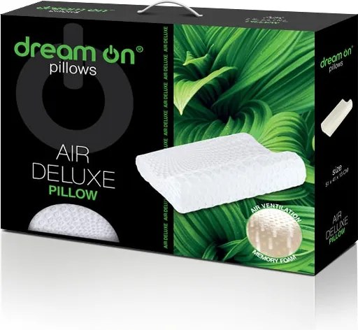 Възглавница Dream On, Air Deluxe, 51x41x13, Мемори пяна