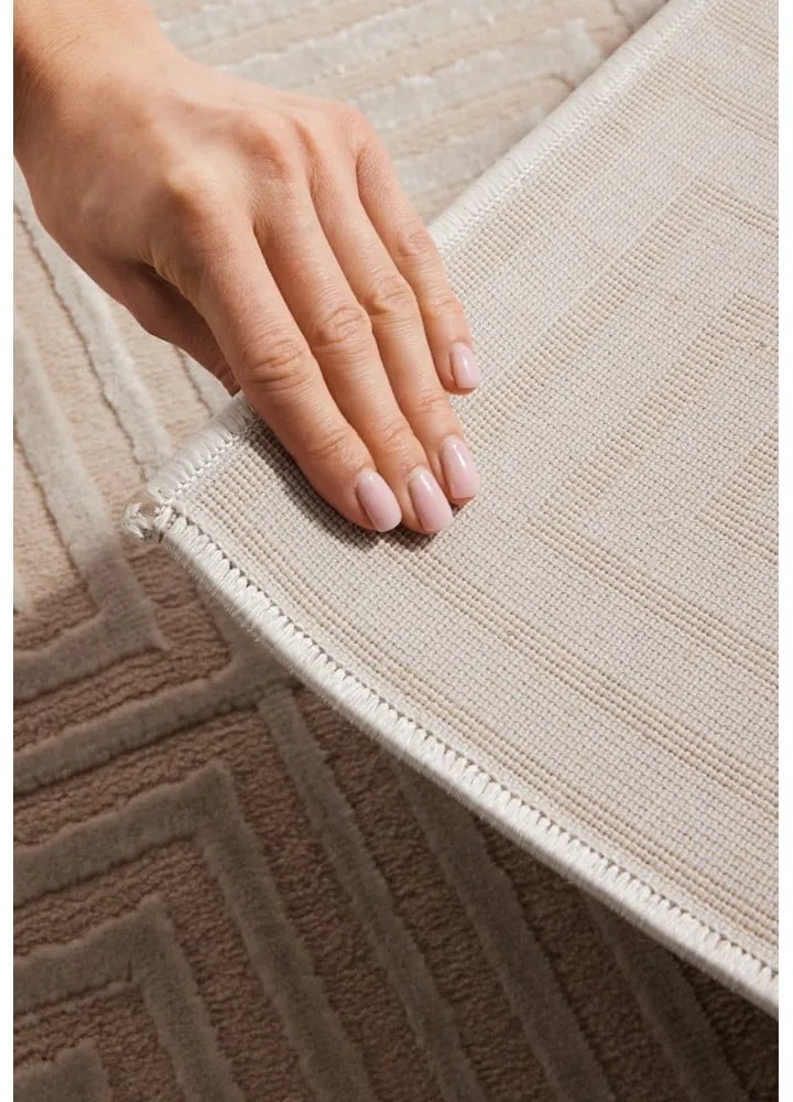 Бежов килим 120x170 cm Perles Tourmaline – Elle Decoration