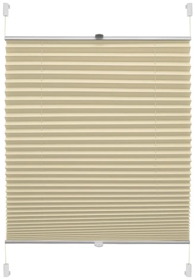 Бежова ролетна щора 72,5x150 cm Plisé Verona – Gardinia