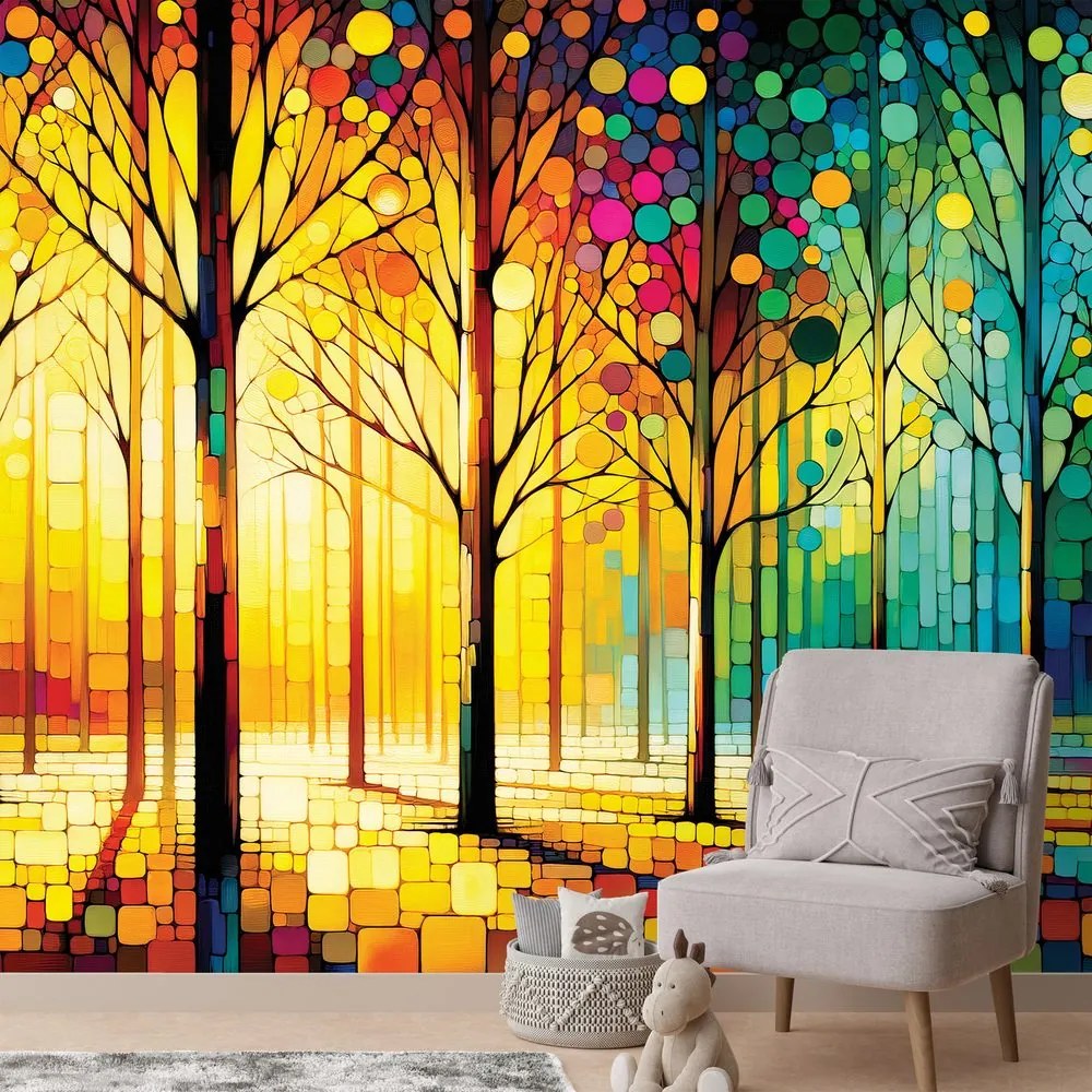 Тапет – Цветна горска мозайка