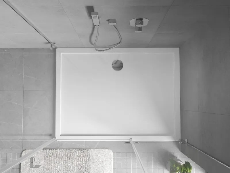 Mexen Flow правоъгълна тънка душ тава 100 x 85 см, бял гланц - 46R108510