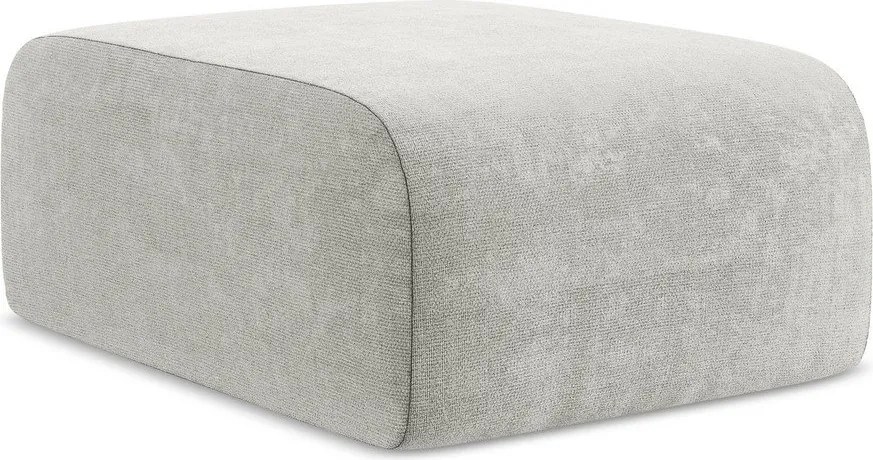 Светлосива шенилова табуретка Lani – Makamii