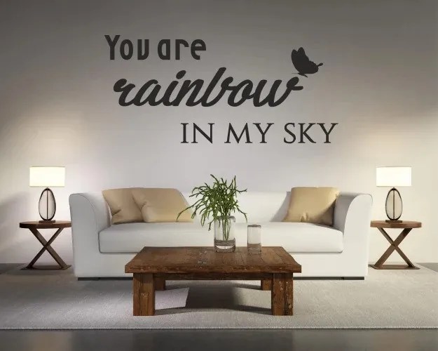 Стикер за стена YOU ARE RAINBOW IN MY SKY 100 x 200 cm