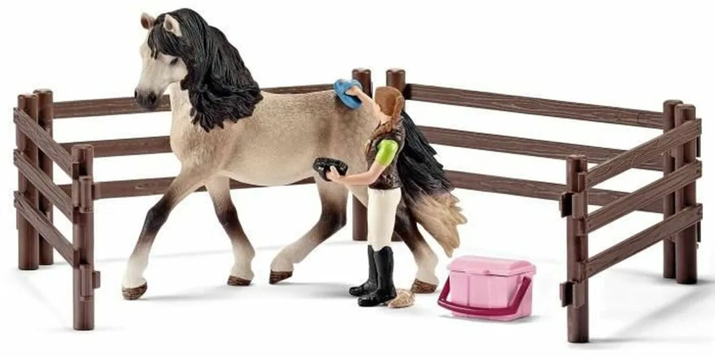 Playset Schleich Andalusian horses care kit