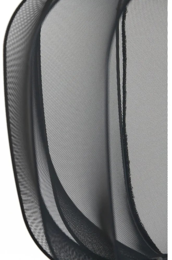 Черно висящо осветително тяло с текстилен абажур ø 40 cm Plumeria – Light & Living