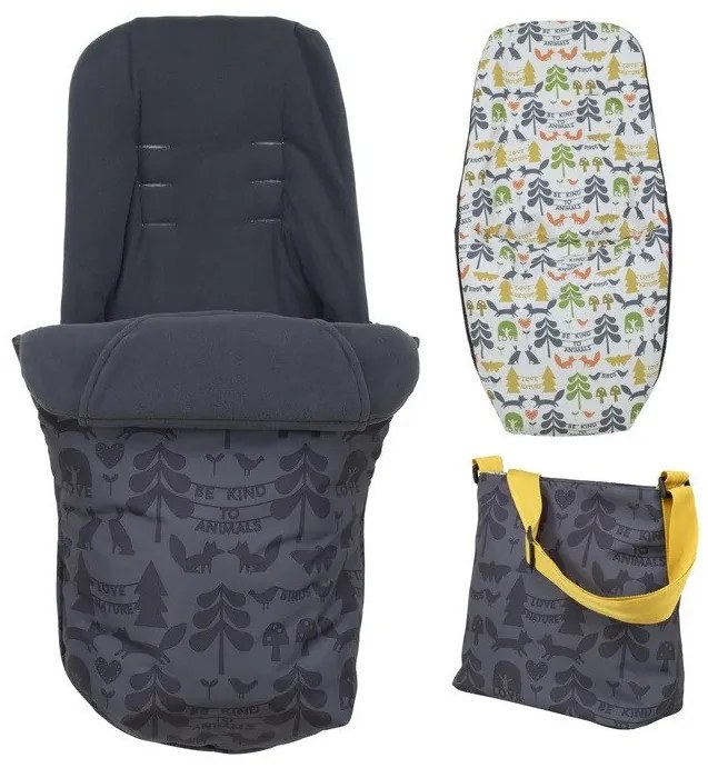 Cosatto - Комплект чувалче за крака и чанта CT4991A NATURE TRAIL