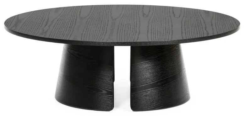 Черна масичка за кафе , ø 110 cm Cep - Teulat