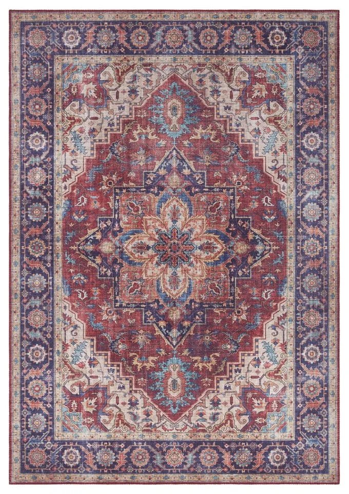 Червен и лилав килим , 120 x 160 cm Anthea - Nouristan