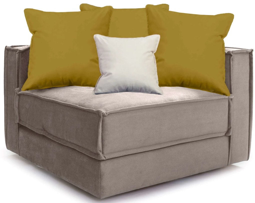 Кътова страна Модулен диван Bella-Mpez Anoixto