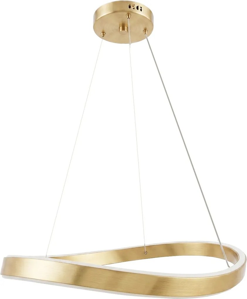 ВИСЯЩА ТАВАННА ЛАМПА SWE067-CP 60cm BRUSH GOLD