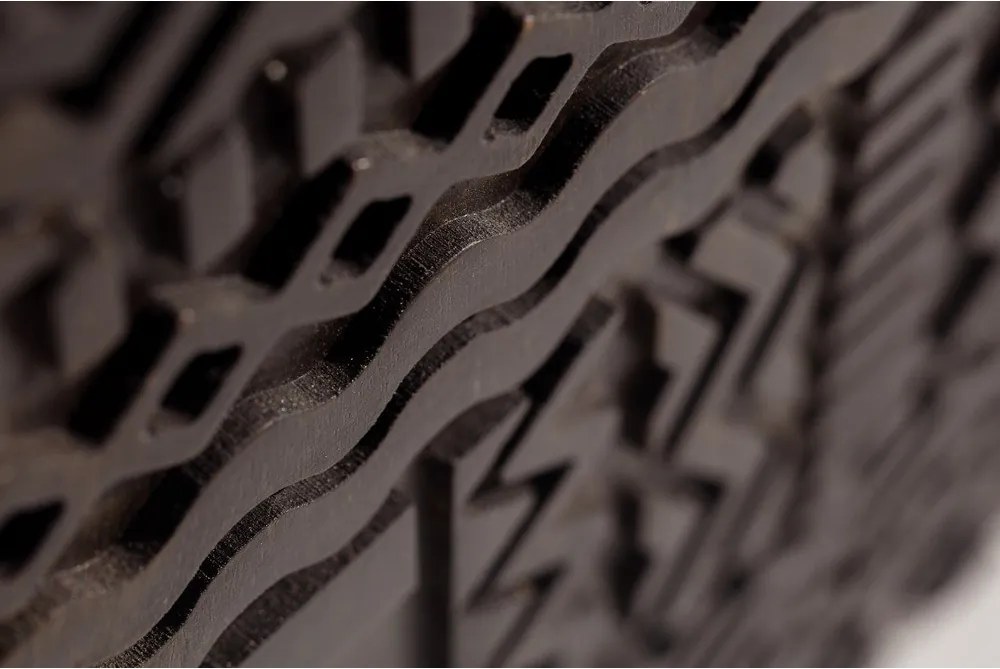 Тъмнокафяв скрин от масивно манго 160x75x40 cm Kalai – MOME