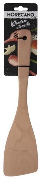 Дървена шпатула скосена 32,5x8см HORECANO WOOD-(HC-931026)