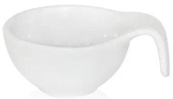 Horecano - Порцеланова сосиера с дръжка кръгла BASICS-(H022)