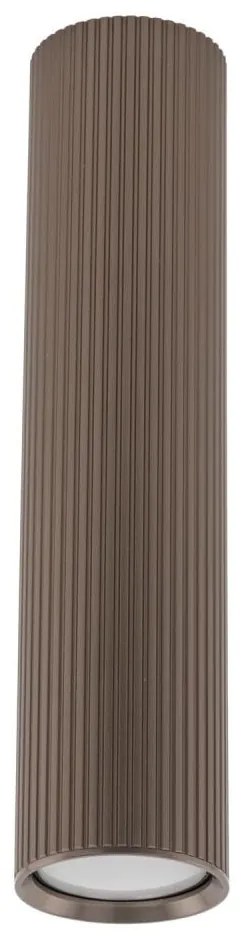 Точково осветително тяло TUNE L 1xGU10/10W/230V 24 cm кафяво