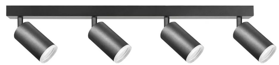 Спот LONDON 4xGU10/10W/230V черен
