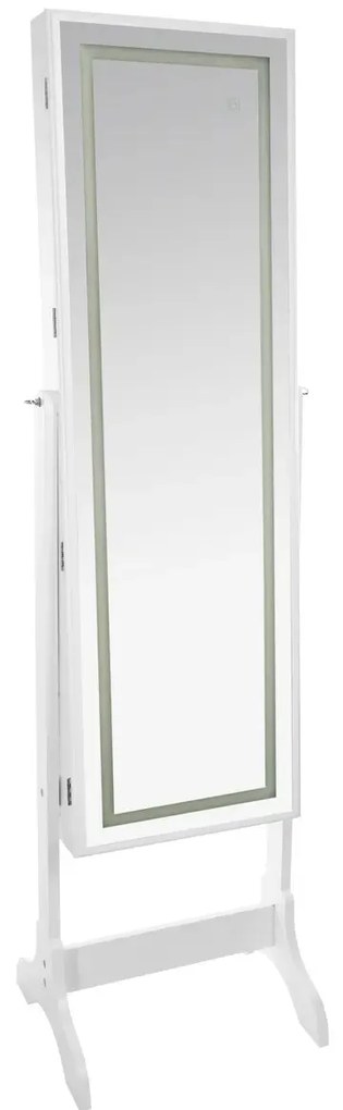 Огледало с място за съхранение atmosphera Bettany, 156 cm, LED, MDF