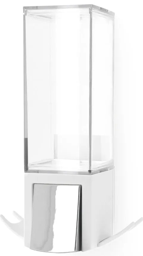 Бял диспенсър за сапун, монтиран на стена, 500 ml - Compactor