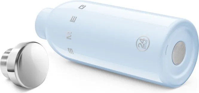 Термо бутилка SMEG Clima 50's Style WBF01PB, 500 мл, Херметично затваряне, Двустенна, Неръждаема стомана 18/8, Син