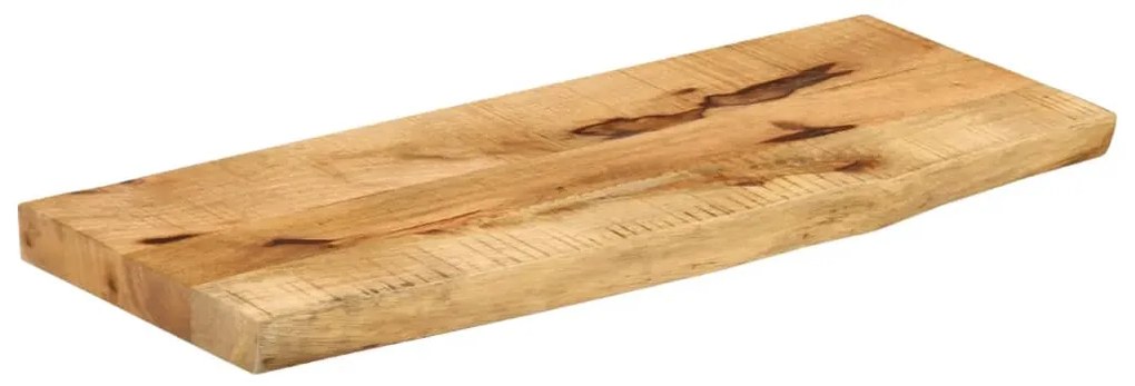 370345 vidaXL Плот за маса, 70x40x2,5 см, жив ръб, грубо мангово дърво масив
