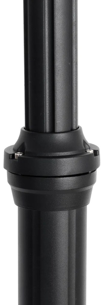 Класическа външна фенери черна 235 см 2-светлина IP44 - Berta