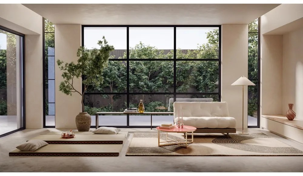 Зелен разтегателен диван 140 cm Roots - Karup Design