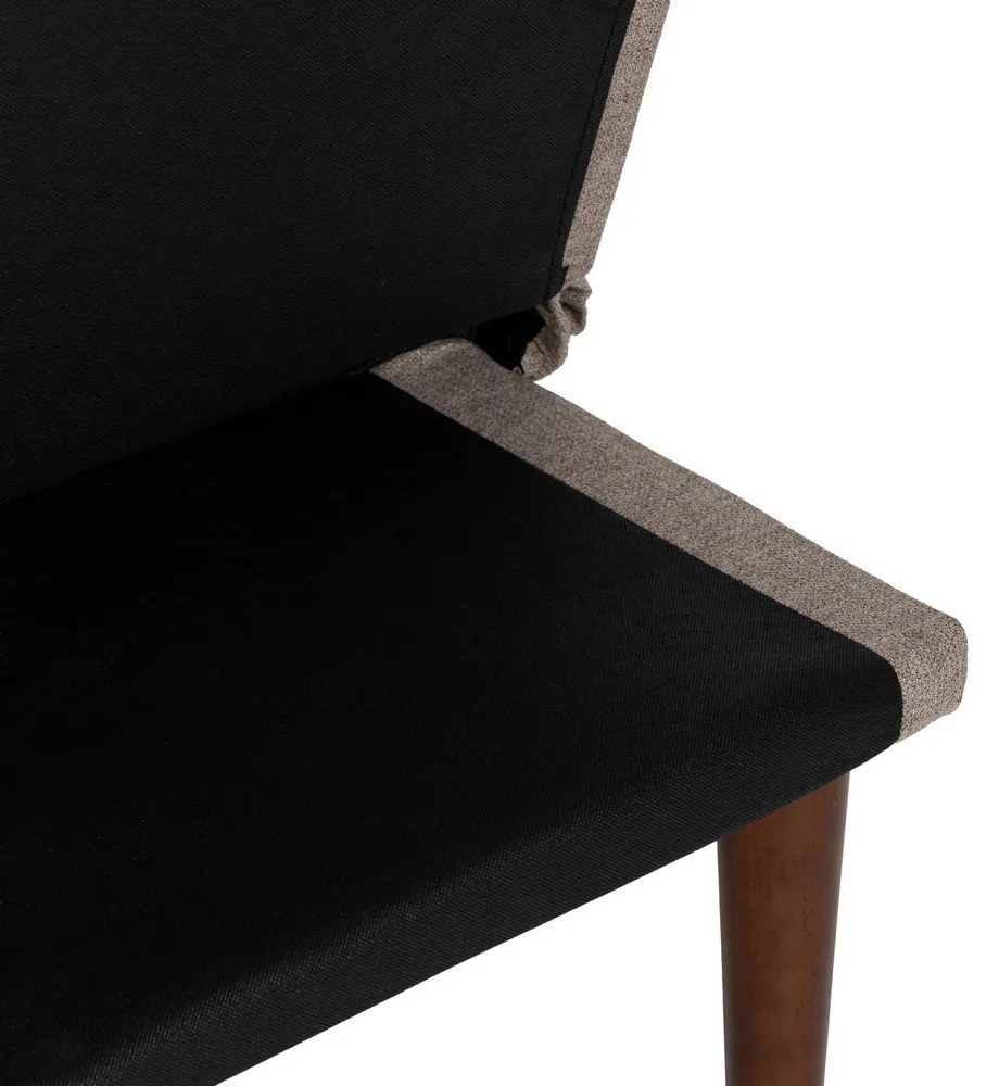 Сиво-бежов шенилов разтегателен диван 181 cm – Ixia