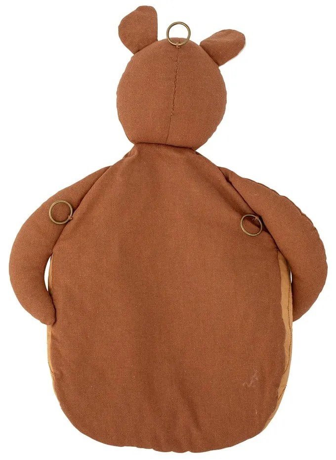 Кафява текстилна детска кошница за играчки 46x7,5x33 cm Toto – Bloomingville Mini