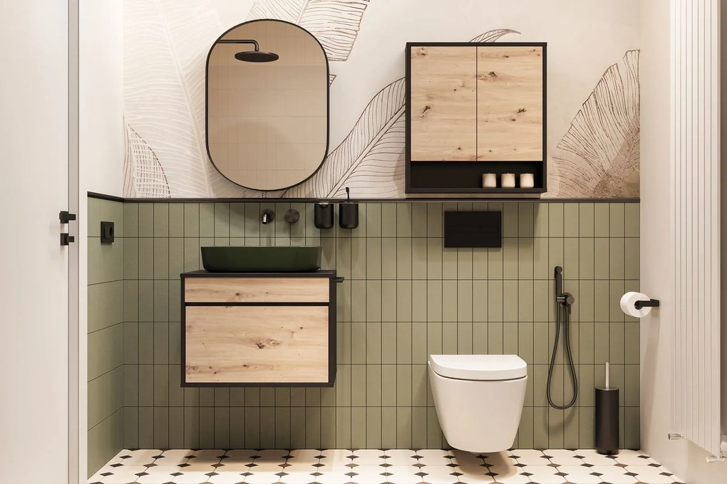 Стенен бански колона Timber