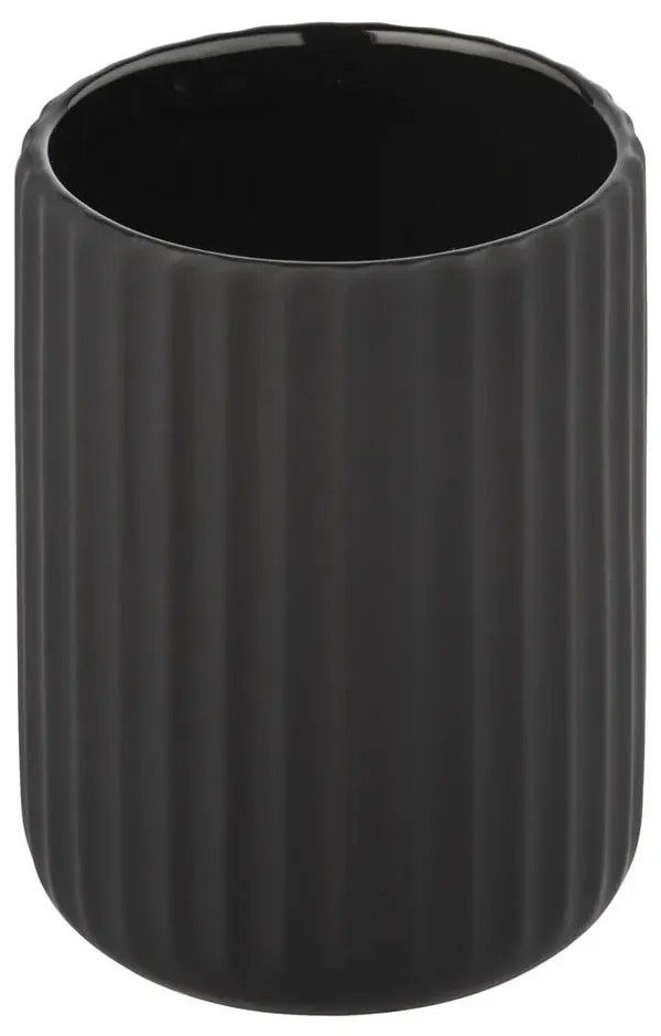 Черен комплект аксесоари за баня Belluno – Wenko