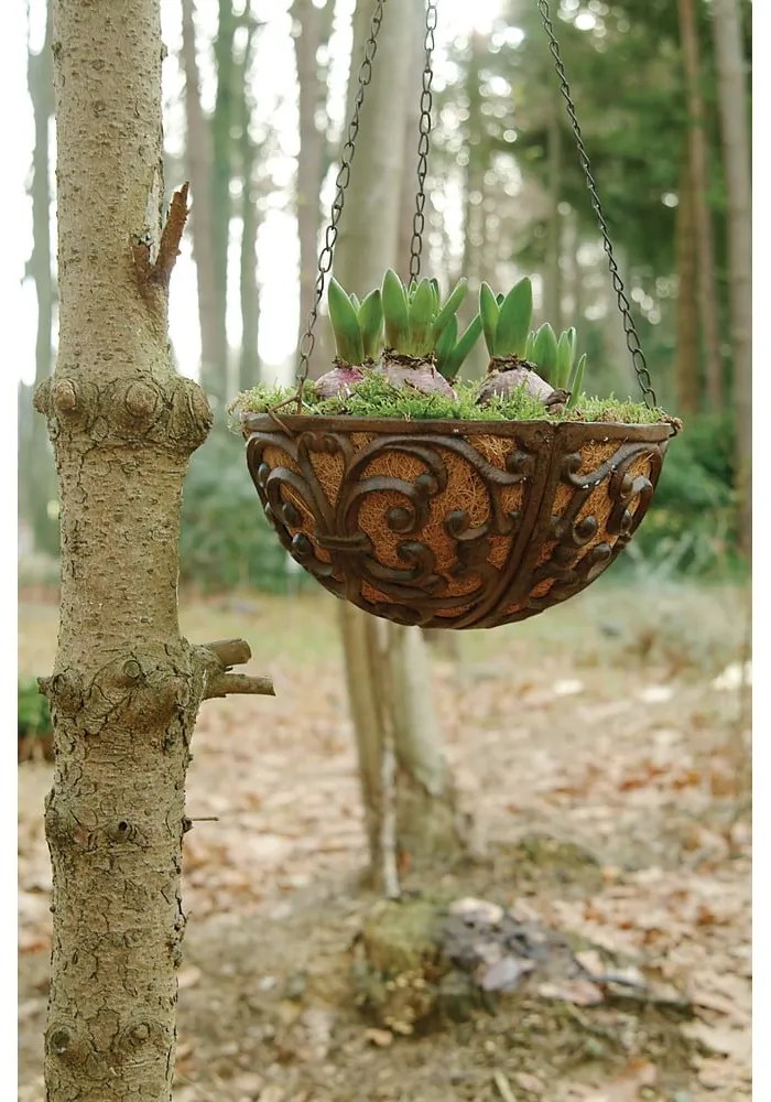 Метална висяща и стенна саксия за цветя ø 26 cm – Esschert Design