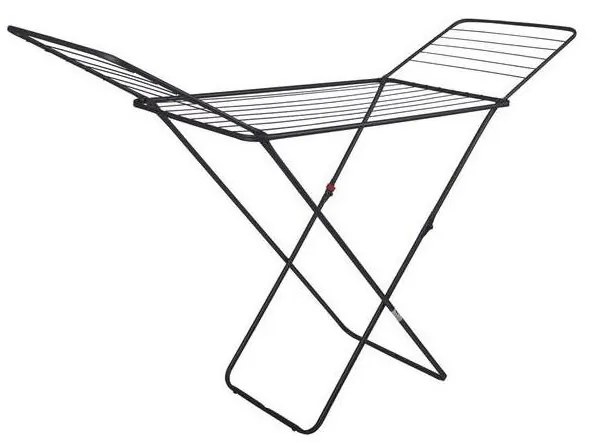 Сгъваем сушилник за дрехи TORO 180x93 см, черен