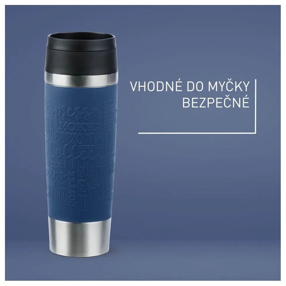 Тъмносиня чаша за път 360 ml – Tefal