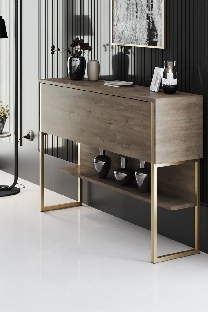 Скрин Luxe, цвят Златен Орех