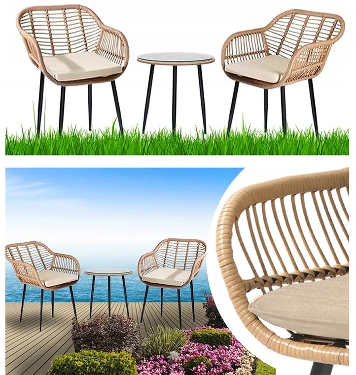 Комплект градински мебели от technoratan NAPOLI