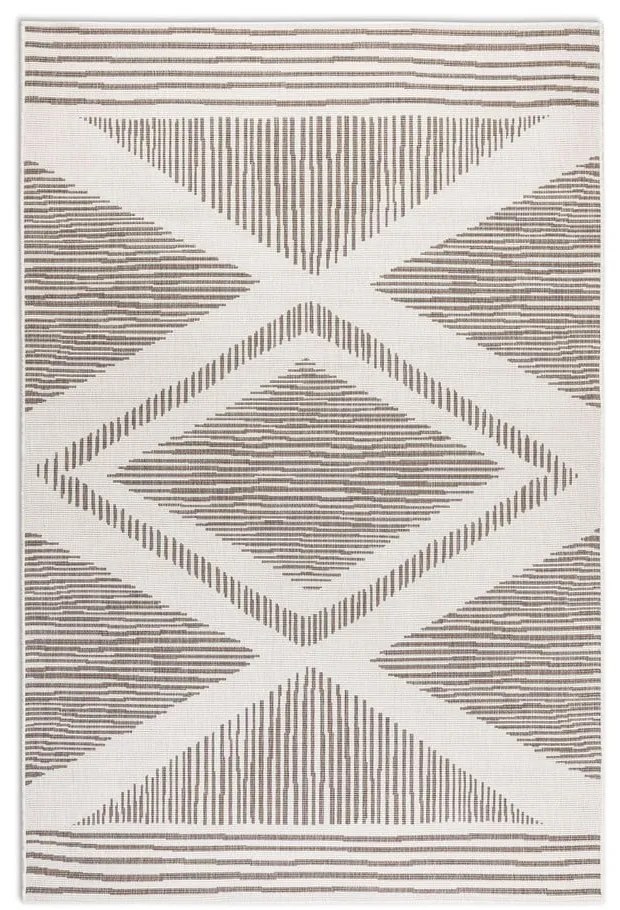 Кафяво-кремав външен килим 120x170 cm Gemini – Elle Decoration