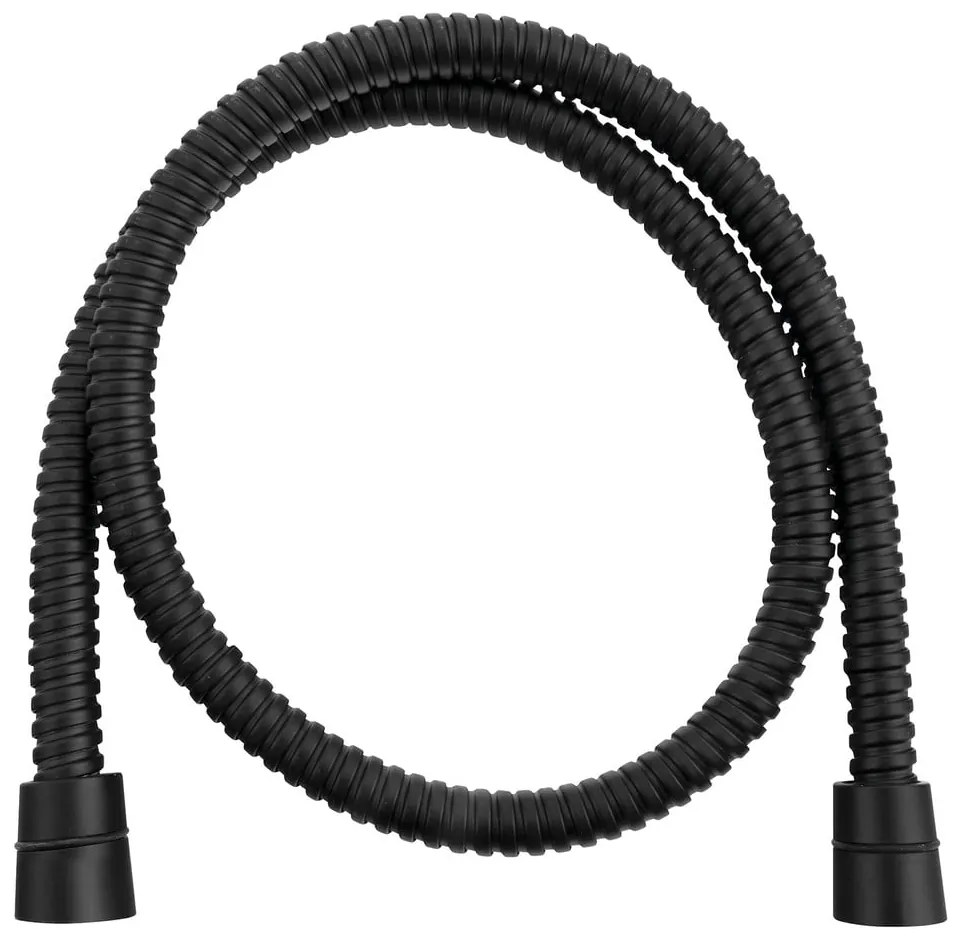 Матово черен душ маркуч от неръждаема стомана Powerflex – Sapho